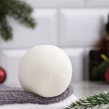 New Year. Persian salt bomb for a bath, peach oil, 110g-1