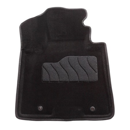 Pile rug for Hyundai Tucson III, 2015-2018, black-1