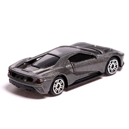 Metal Metallic Ford GT, 1:64, Gray Color-2