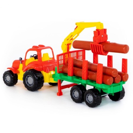 Tractor "Stropysh" with a semi-trailer-lezovoz, mix-5