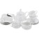 Tea Service 6/9 Constance, decor "Silver ears, Platinum laying", 15 items