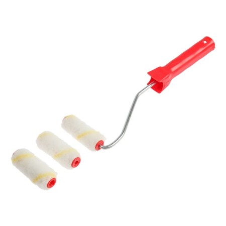 Lom roller, microfiber, 75 mm, handle d = 6 mm, d = 16 mm, pile 10 mm, 2 spare rollers