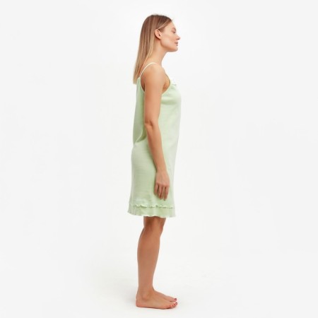 Night shirt female, pistachio color, size 44-3
