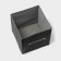 Stelly box for storing the shade "Klo", 25 × 25 × 25 cm, black color