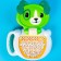 Training computer "Dog", sound, green color