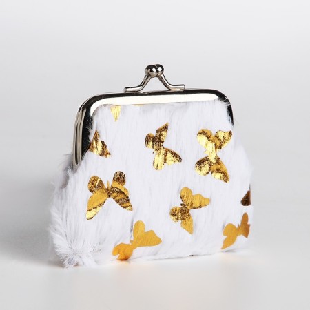 Children's wallet on the farmar, white color-1
