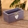 Casket "With Love" MDF 15x8x8 cm