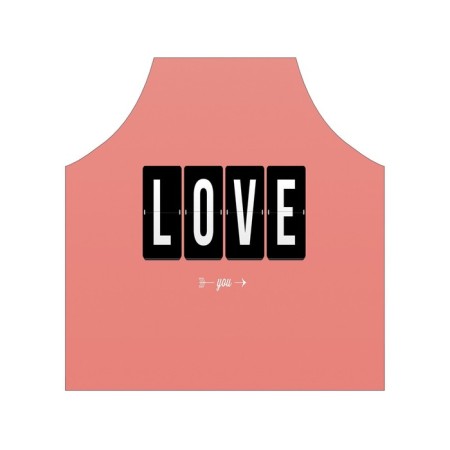 Apron kitchen with a photo print "Eternal Love", adjustable, size OS-2