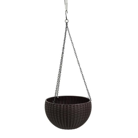 Plastic puff for flowers suspended with an internal pallet, 2.7 l, color mix-7