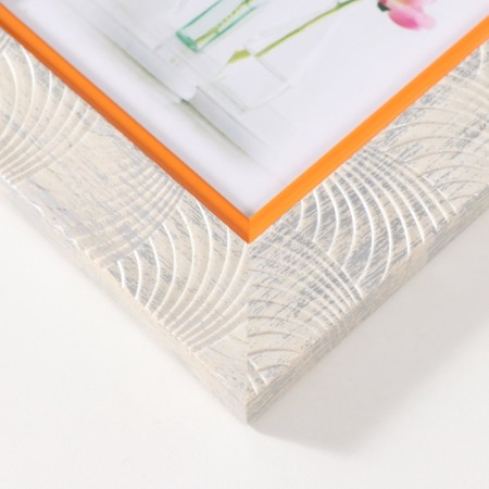 Photo frame plastic 10x15 cm "arc" white 20.5x15.3 cm-3