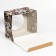 Confectionery packaging with the Sovetskaya window, 30 x 30 x 19 cm