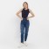 Women's jeans, dark blue color, size 38 (44)