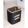 Belly basket rectangular shade "Modern", 41 × 33.5 × 46.5 cm, black color is black
