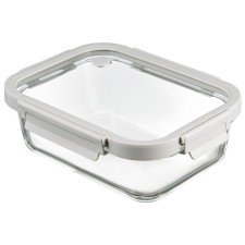 Smart Solutions baking and storage container, rectangular, with a lid, 1.5 l, the color is light gray