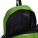 School backpack from textiles on a zipper, 4 pockets, green color