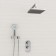 The shower system wasserkraft a16028 Thermo, built -in, thermostat, tropical shower, chrome