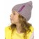 Hat for girls, size 50-51, lilac color
