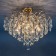 Ceiling lamp 7x60W E27, size 61.5x61.5x53.5 cm