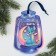 Christmas tree suspension with the wishes of “Make a desire”, stamp-layer, 10.5 x 15.3 cm