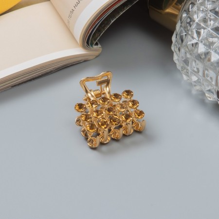 Hair crab "Classic" 2.5 cm, gold mix