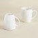 Sl Home Cascan, 380 ml, 11.8 × 8.5 × 10.4 cm, set 2 pcs, bone porcelain, white