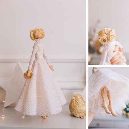 Soft doll "Rebecca", sewing set 21 × 0.5 × 29.7 cm-5