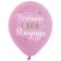 Latex ball 12 "" With DR! Daughter ", pastel, set of 50 pcs., Mix
