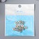 Busina for creativity Metal "Drawn Girl" Circle silver G093B931 0.9x0.9 cm
