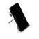Luazon phone stand, folding, reinforced, adjustable height, white/black