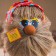 The amulet "Brownie with rubles", mix