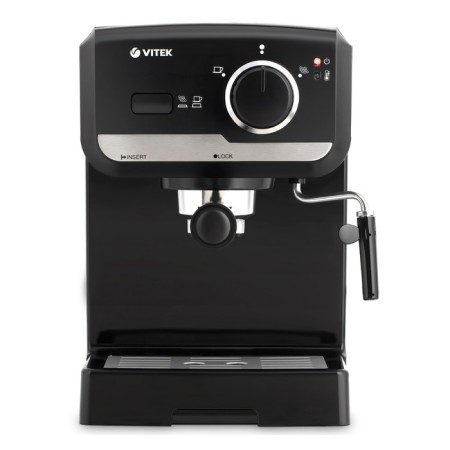 Coffee machine Vitek VT-1502 VK, Rozhkova, 1050 W, 1.25 l, black