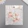 Decor for creativity plastic "Bunny holds a flower" set 6 pcs 2.5x1.5x1 cm
