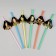 Pipe for cocktails "Art", in a set of 6 pieces