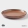 Porcelain dessert plate Magistro Garland, D = 17 cm, brown color