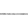 Zubrov metal drill, steel P6M5, cylindrical shank, 3.9 x 75 mm, class in