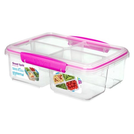 Container rectangular four -section, 1.74 liters-5