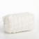 Cosmetic bag with zipper, dairy color