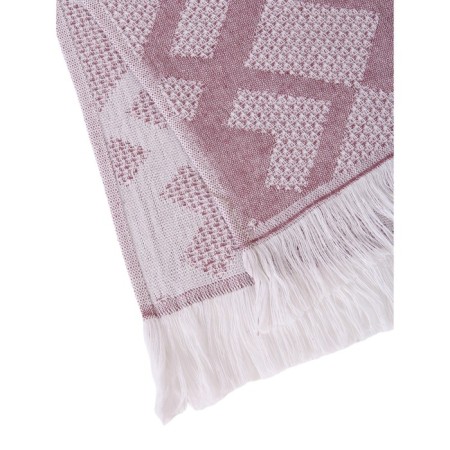 Waffle towel with fringe "Sig-Zag", size 40x60 cm-1
