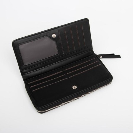 Women's wallet with lightning, black color-2