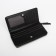 Women's wallet with lightning, black color