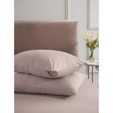 Coffee elastic sheet, size 140x200x20 cm, beige color-2