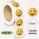 Stickers in the roll "Smiles - 2" diameter 1.5 cm, 1000 pcs.