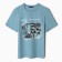 T -shirt male, blue color, size 54