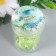 Buttons plastic on midnight "Yellow crystal" 1.3x1.3 cm set 35 pcs 4.8x3.7x3.7 cm