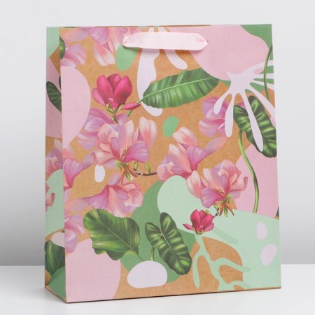 Package Gift Crafts Vertical, packaging, "Tenderness", M 26 x 30 x 9 cm-1