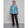 Ski jacket female winter, size 48, blue color