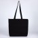 Textile bag "Pink Power", 42x9x32, without lining, black