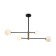 Freya FR5376CL-04B SPHIRITY, 980x130x580 mm ceiling lamp, G9, 4x30W, black color
