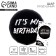 Foil ball 18 "It’s My Birthday", Circle, with a substrate