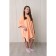 Hat-pongo for a girl, size 80 × 60 cm, peach, Makra